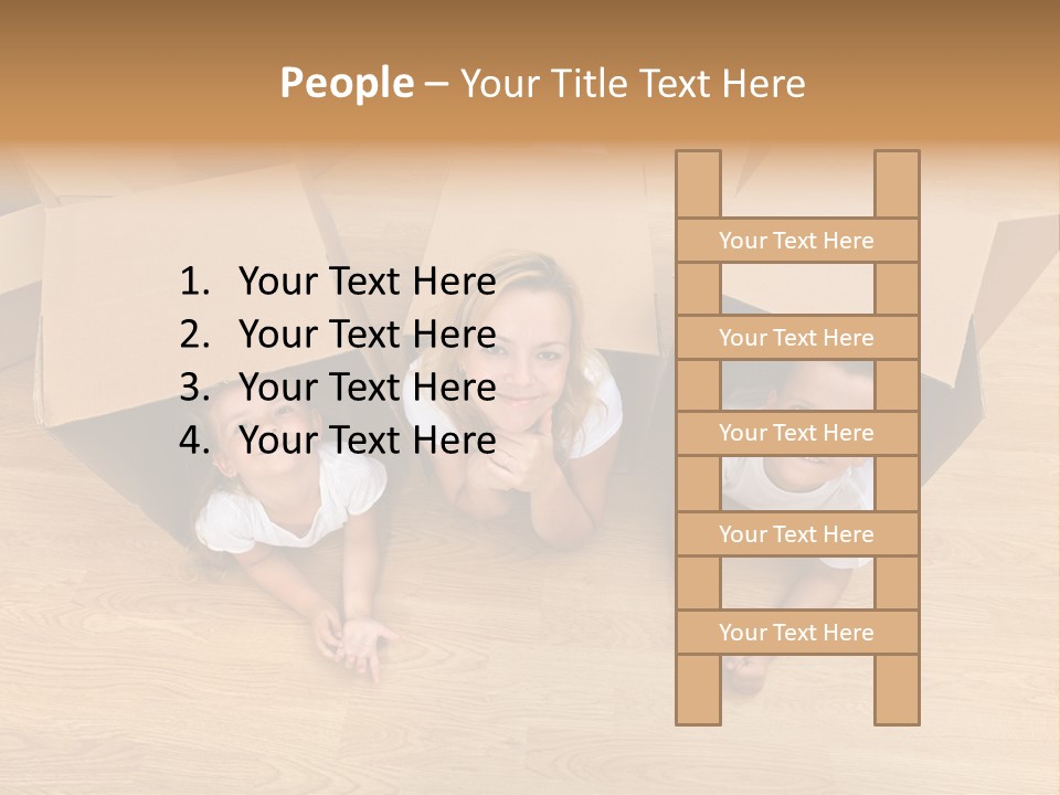 Cute Home Enjoy PowerPoint Template