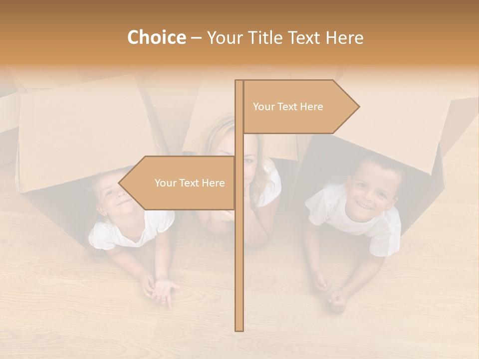 Cute Home Enjoy PowerPoint Template