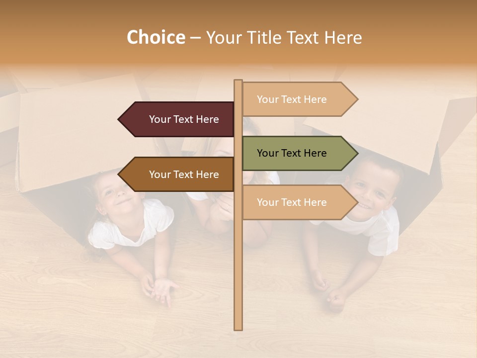 Cute Home Enjoy PowerPoint Template