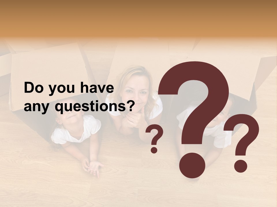 Cute Home Enjoy PowerPoint Template