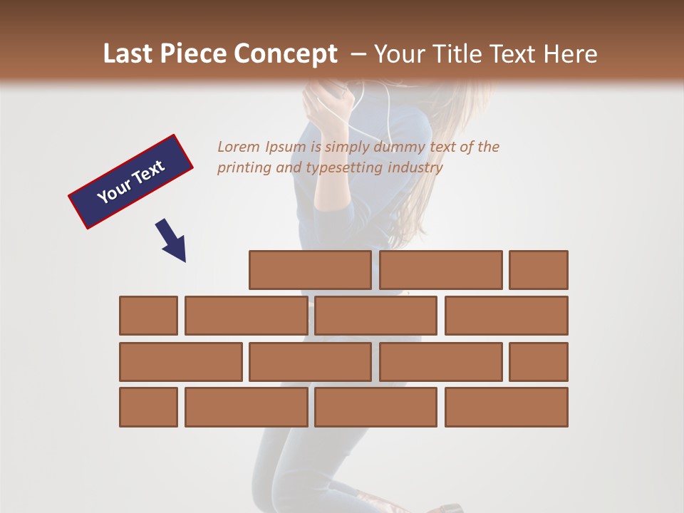 Woman Enjoyment Energetic PowerPoint Template