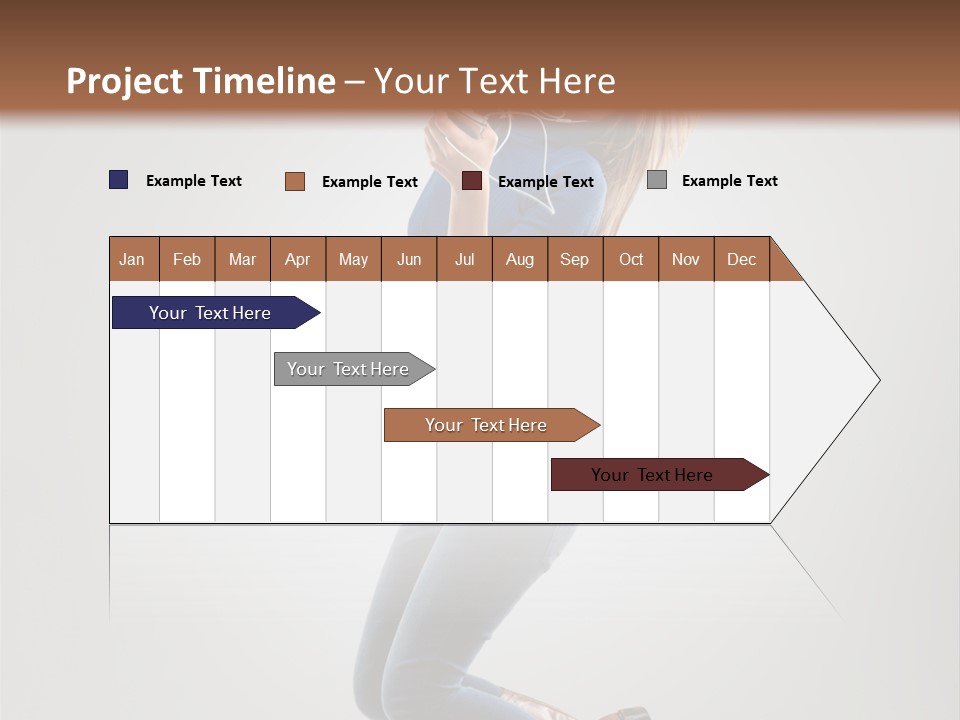 Woman Enjoyment Energetic PowerPoint Template