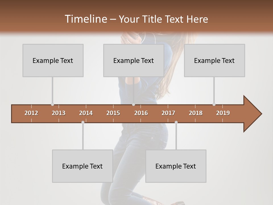 Woman Enjoyment Energetic PowerPoint Template