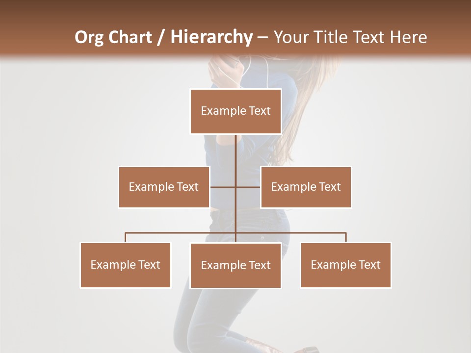 Woman Enjoyment Energetic PowerPoint Template