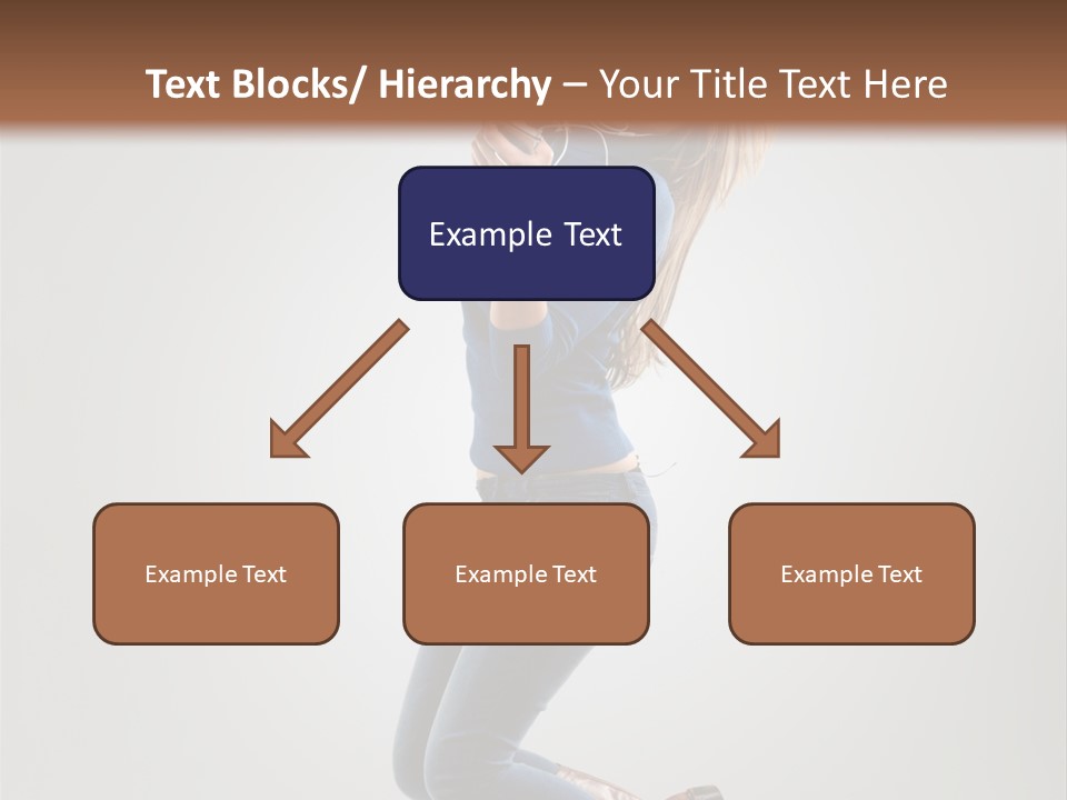 Woman Enjoyment Energetic PowerPoint Template