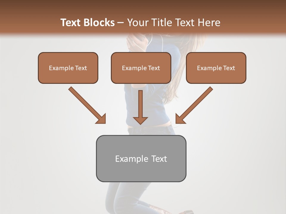 Woman Enjoyment Energetic PowerPoint Template