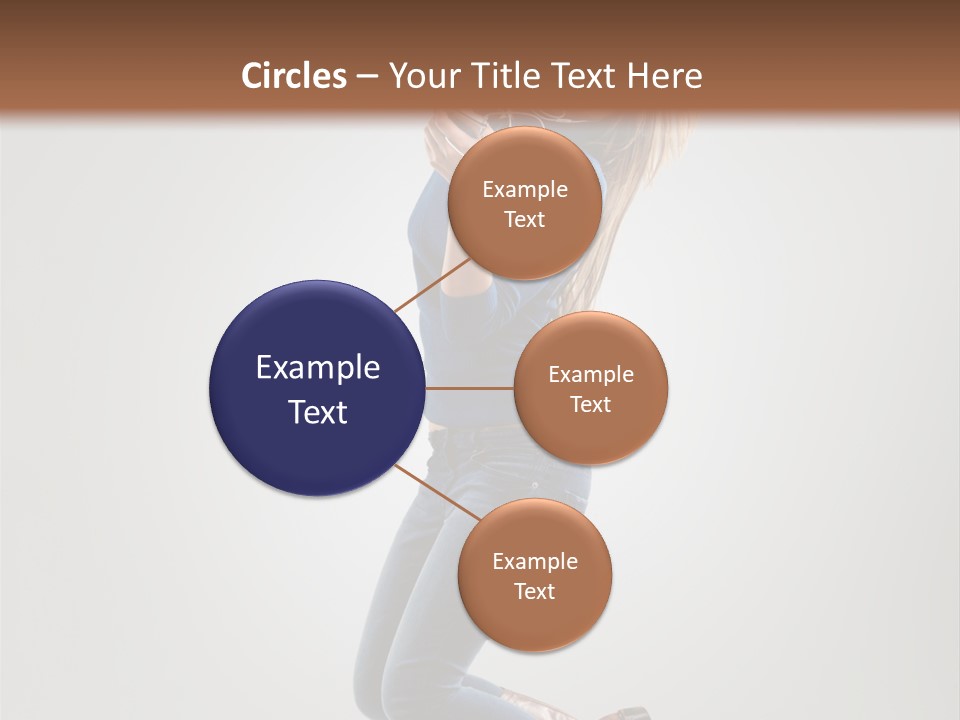 Woman Enjoyment Energetic PowerPoint Template