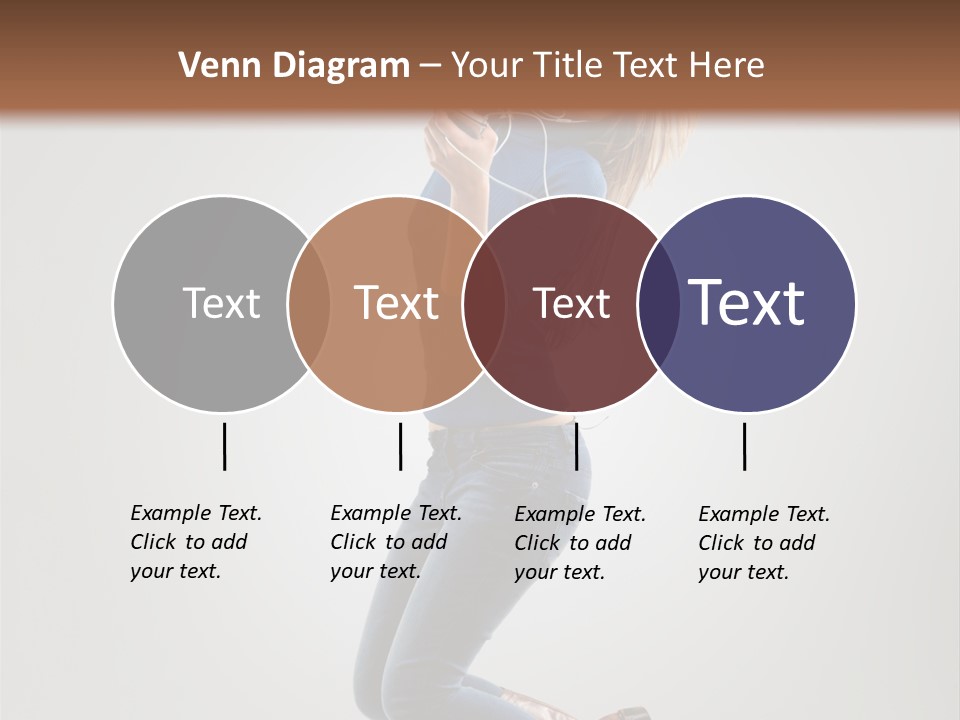 Woman Enjoyment Energetic PowerPoint Template