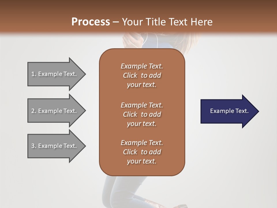 Woman Enjoyment Energetic PowerPoint Template