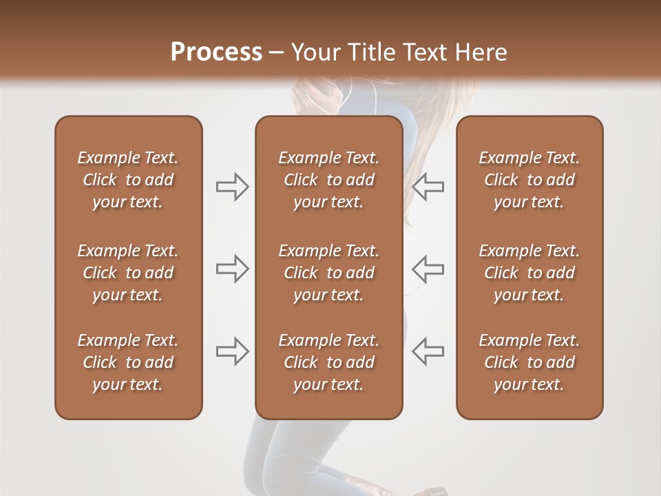 Woman Enjoyment Energetic PowerPoint Template