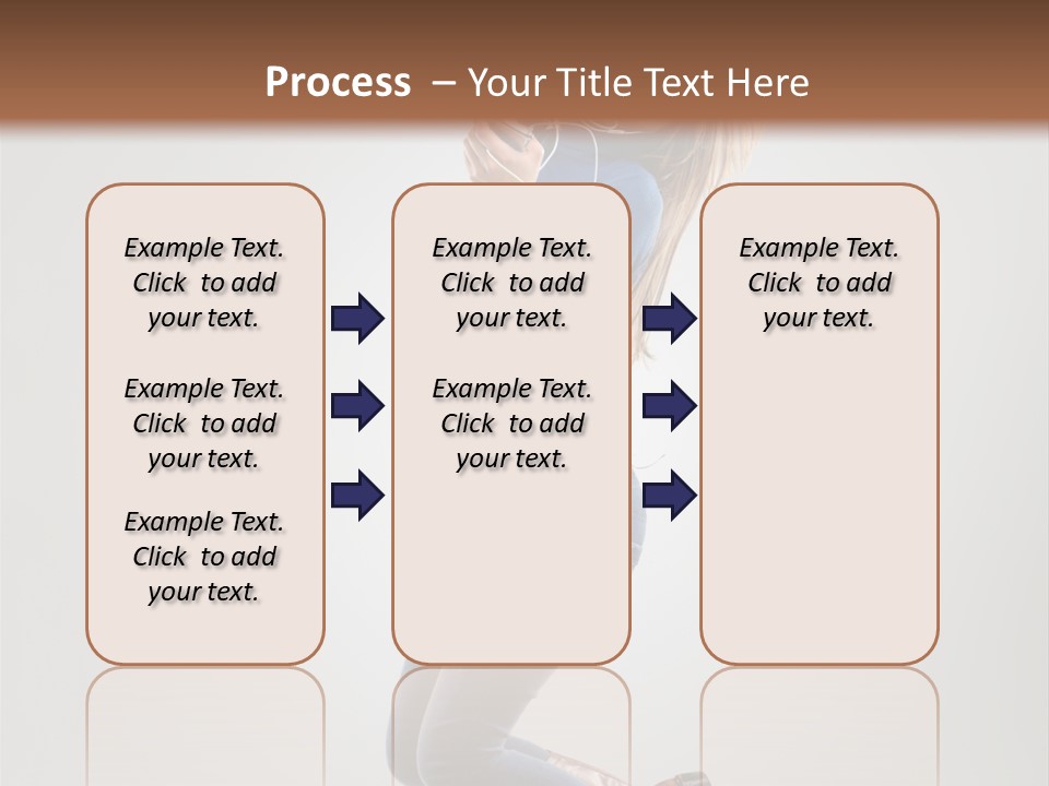 Woman Enjoyment Energetic PowerPoint Template