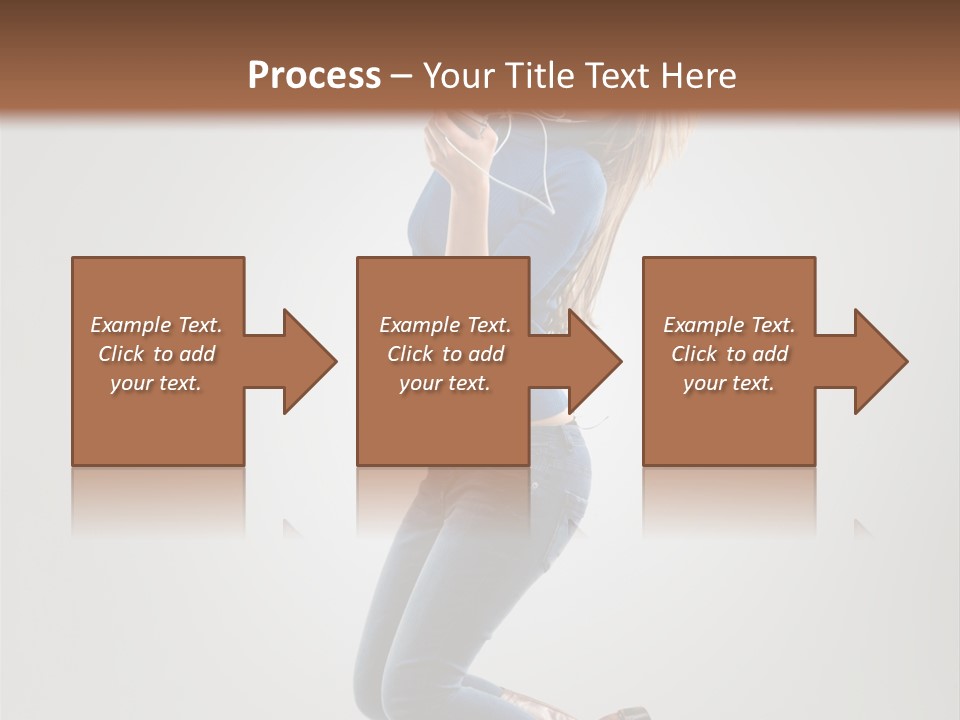 Woman Enjoyment Energetic PowerPoint Template