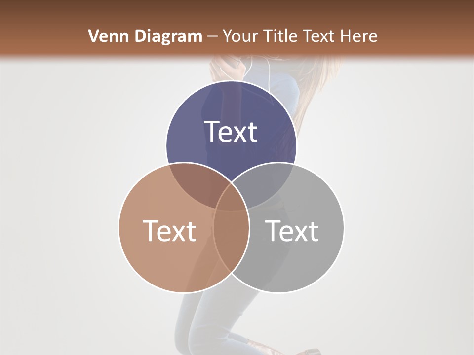 Woman Enjoyment Energetic PowerPoint Template