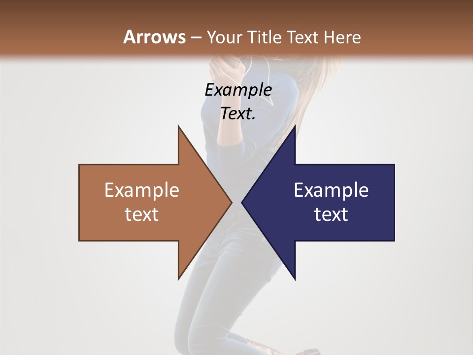 Woman Enjoyment Energetic PowerPoint Template