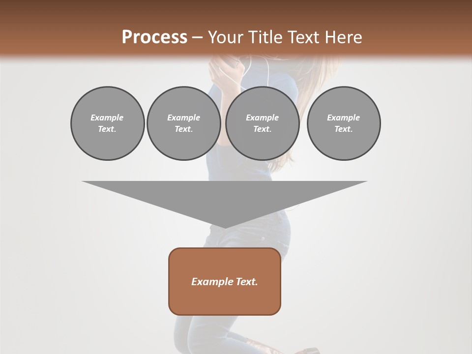 Woman Enjoyment Energetic PowerPoint Template