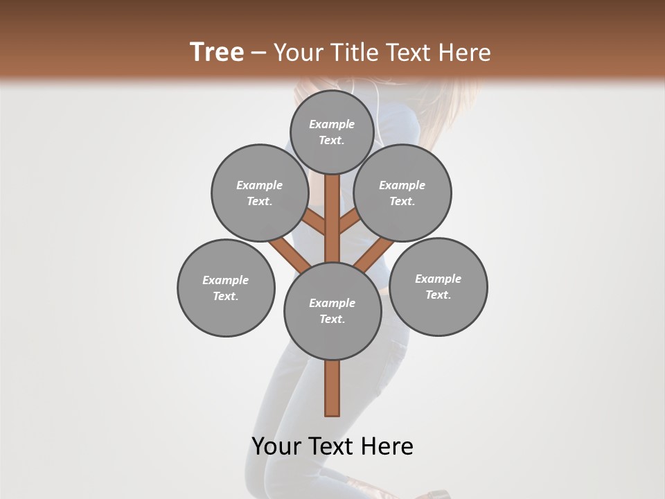 Woman Enjoyment Energetic PowerPoint Template