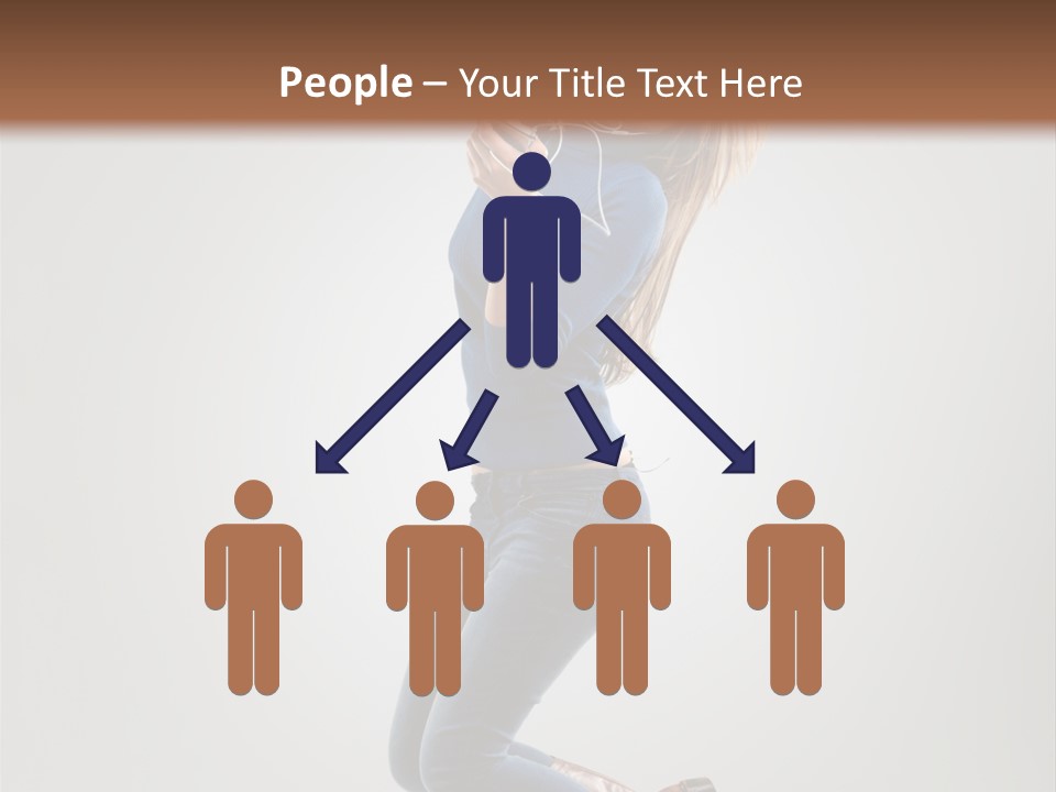 Woman Enjoyment Energetic PowerPoint Template