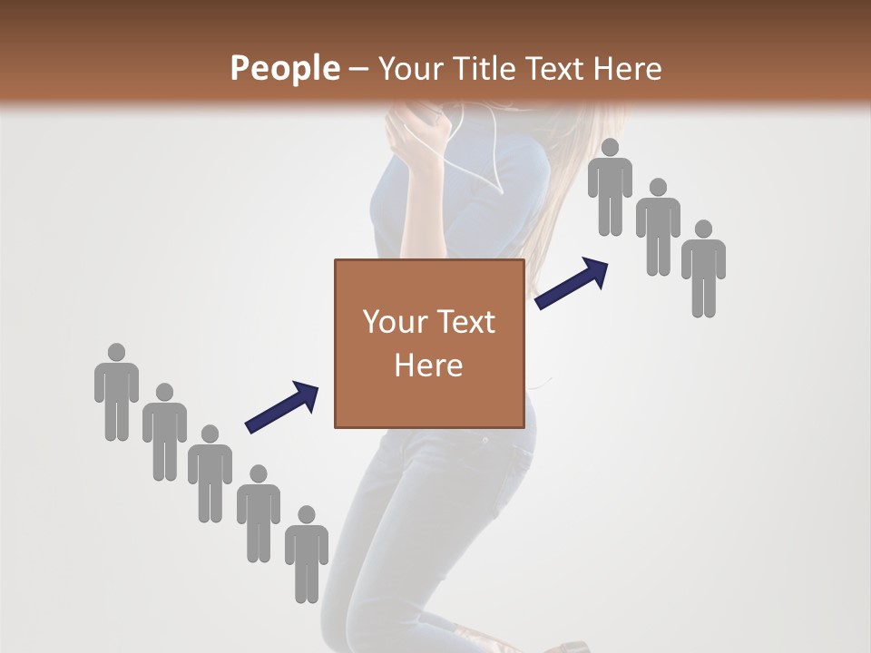 Woman Enjoyment Energetic PowerPoint Template