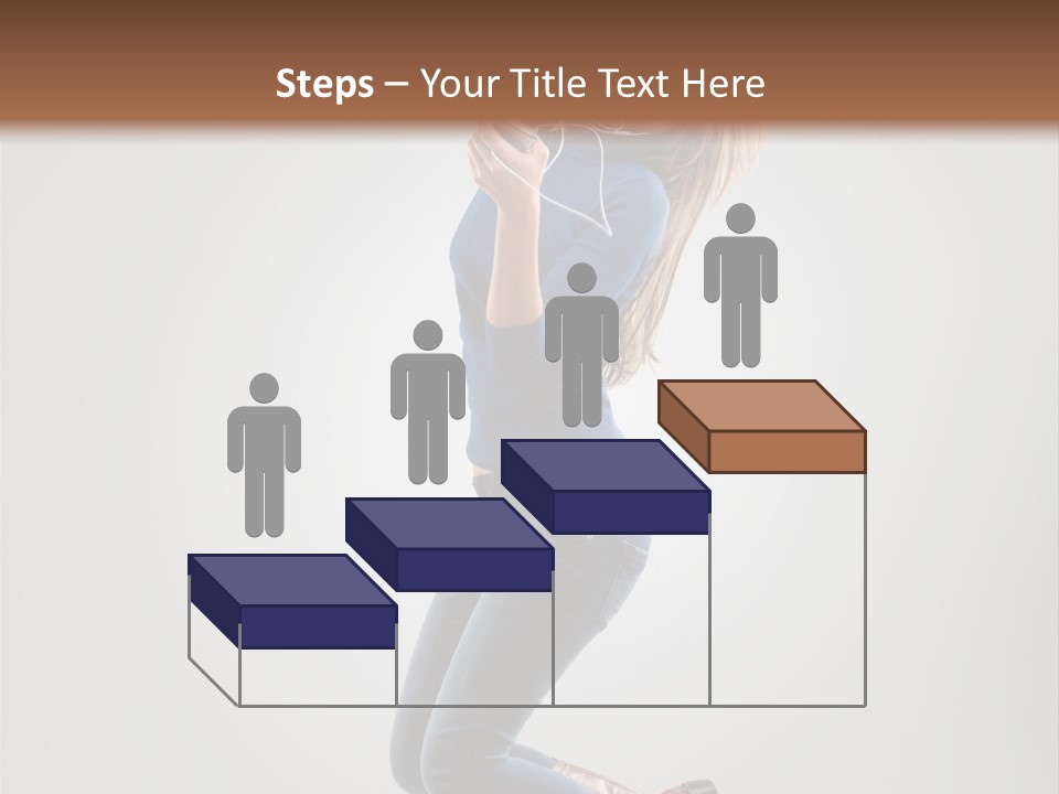 Woman Enjoyment Energetic PowerPoint Template