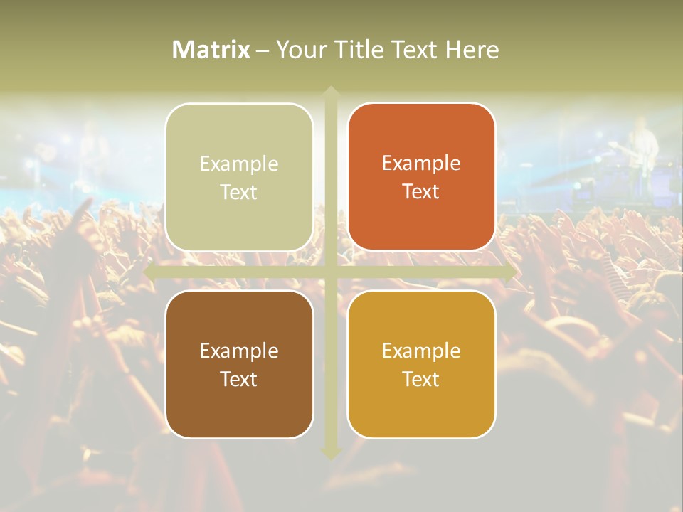 Loud Cheer Background PowerPoint Template