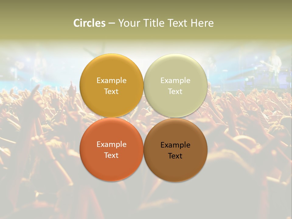 Loud Cheer Background PowerPoint Template