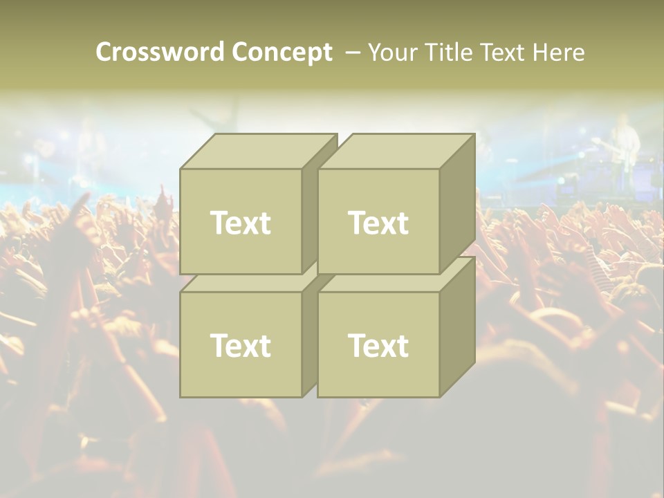 Loud Cheer Background PowerPoint Template