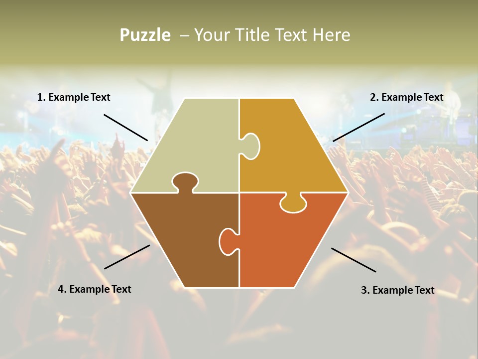 Loud Cheer Background PowerPoint Template