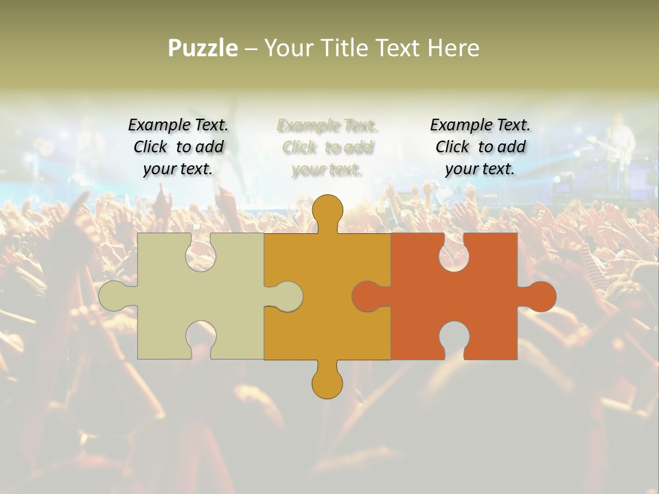 Loud Cheer Background PowerPoint Template