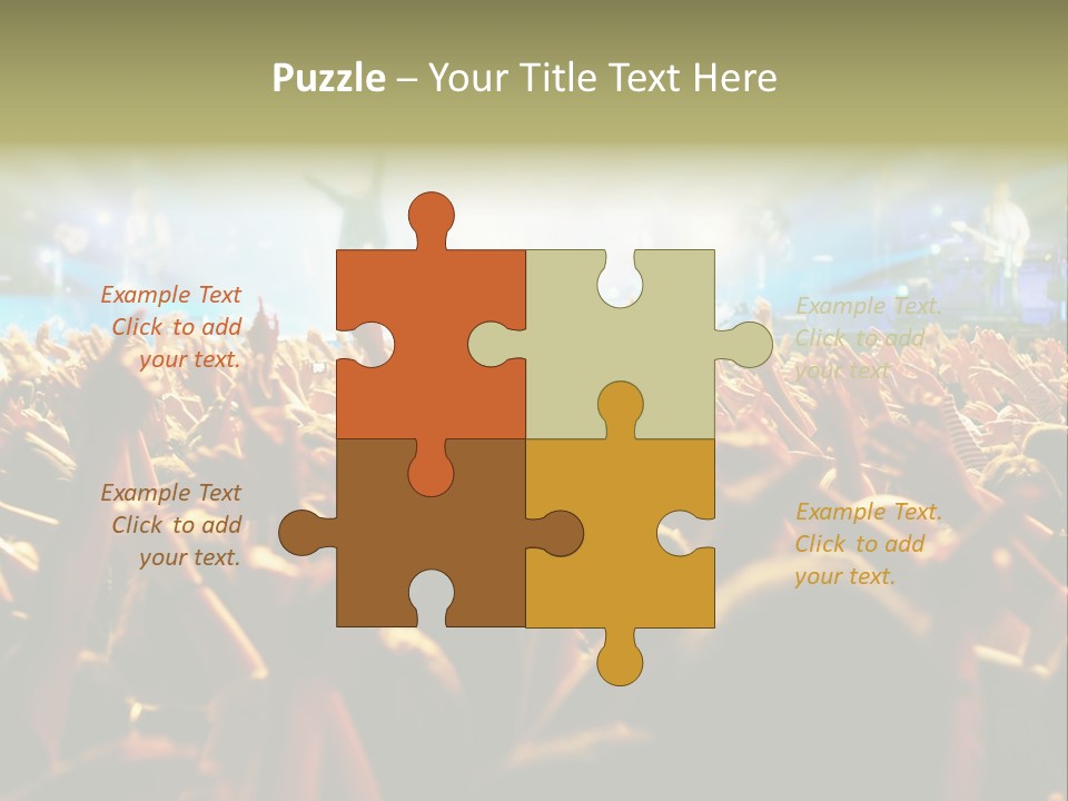 Loud Cheer Background PowerPoint Template