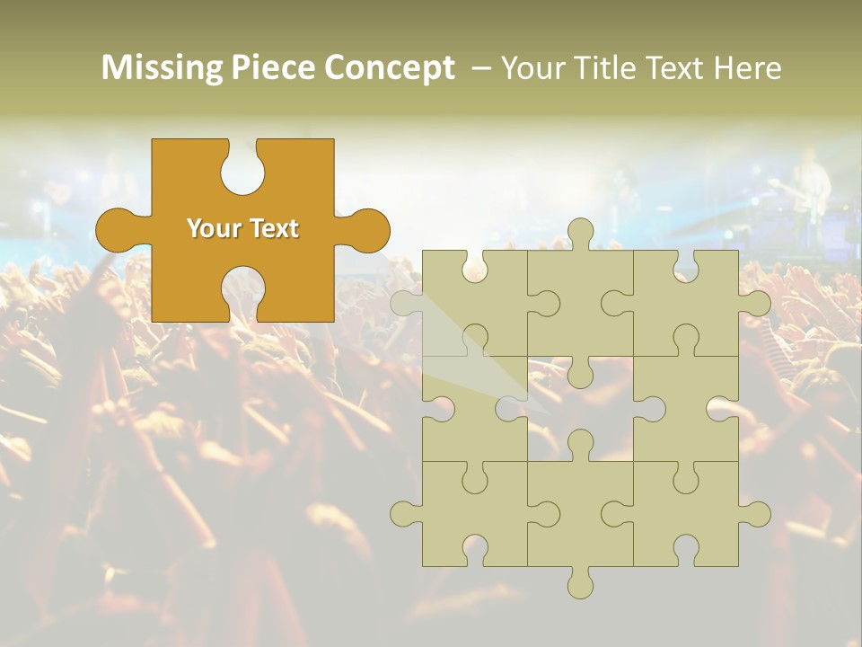 Loud Cheer Background PowerPoint Template