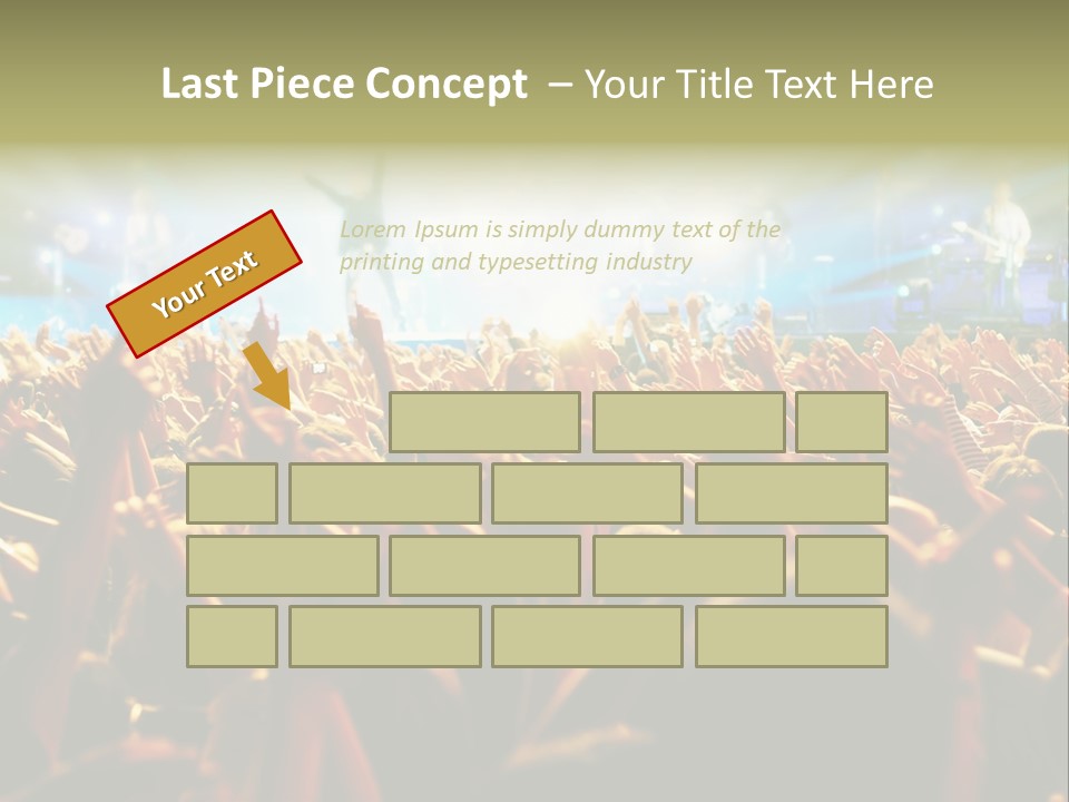 Loud Cheer Background PowerPoint Template