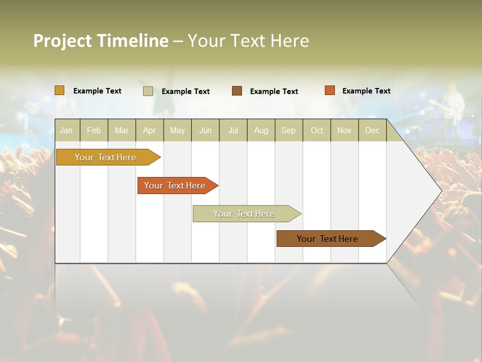 Loud Cheer Background PowerPoint Template
