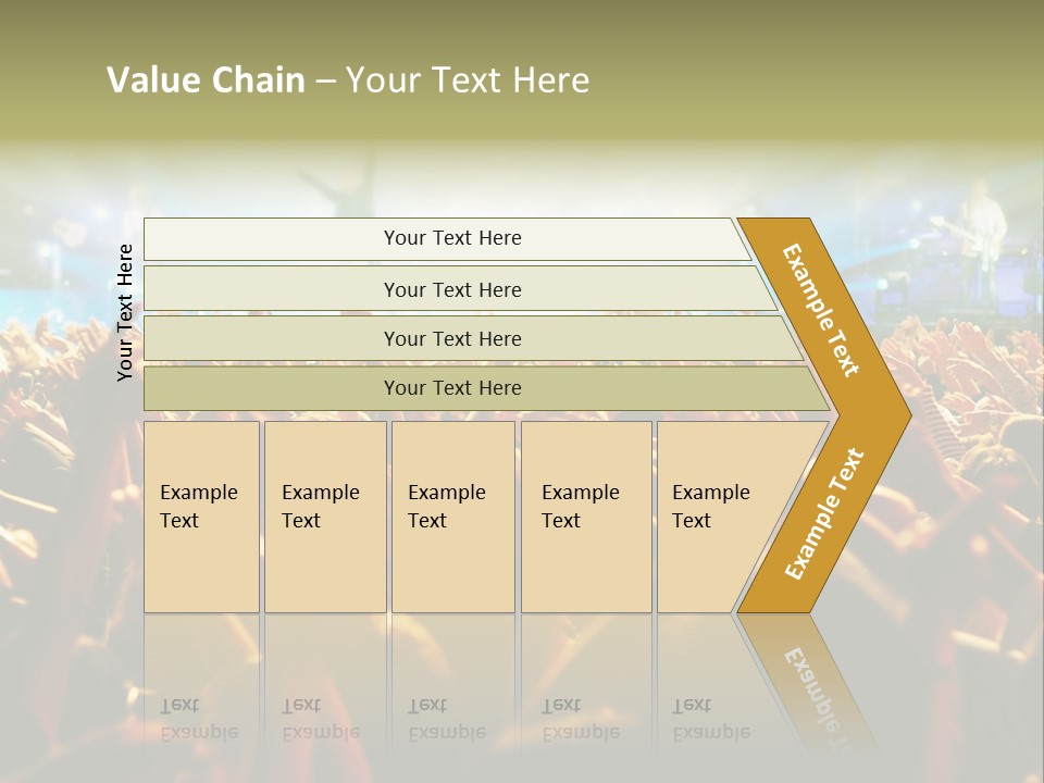 Loud Cheer Background PowerPoint Template