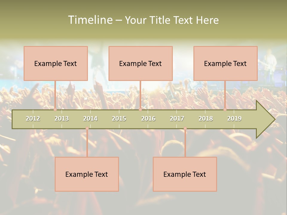 Loud Cheer Background PowerPoint Template
