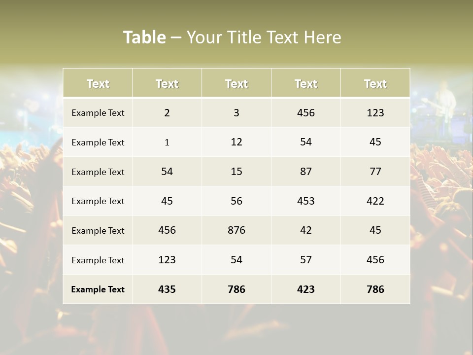 Loud Cheer Background PowerPoint Template