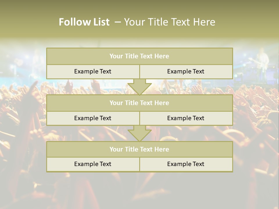 Loud Cheer Background PowerPoint Template