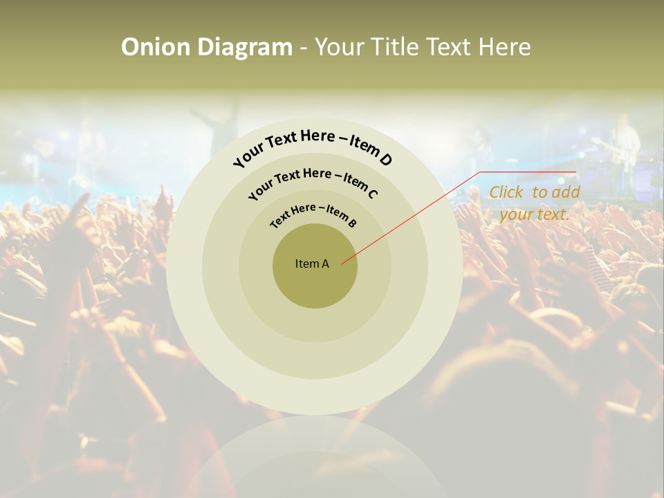 Loud Cheer Background PowerPoint Template