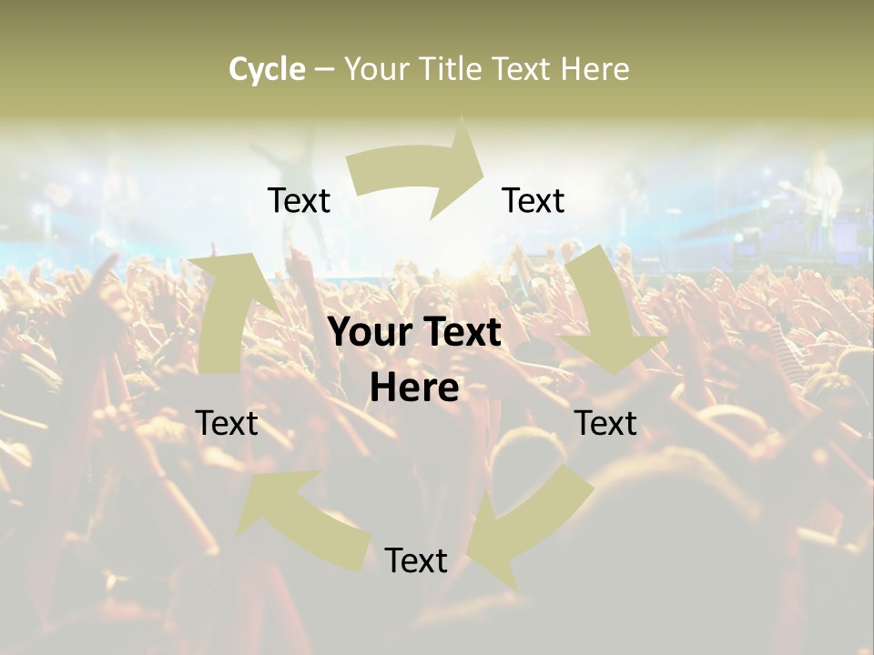 Loud Cheer Background PowerPoint Template