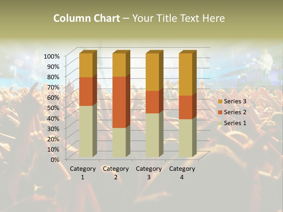 Loud Cheer Background PowerPoint Template