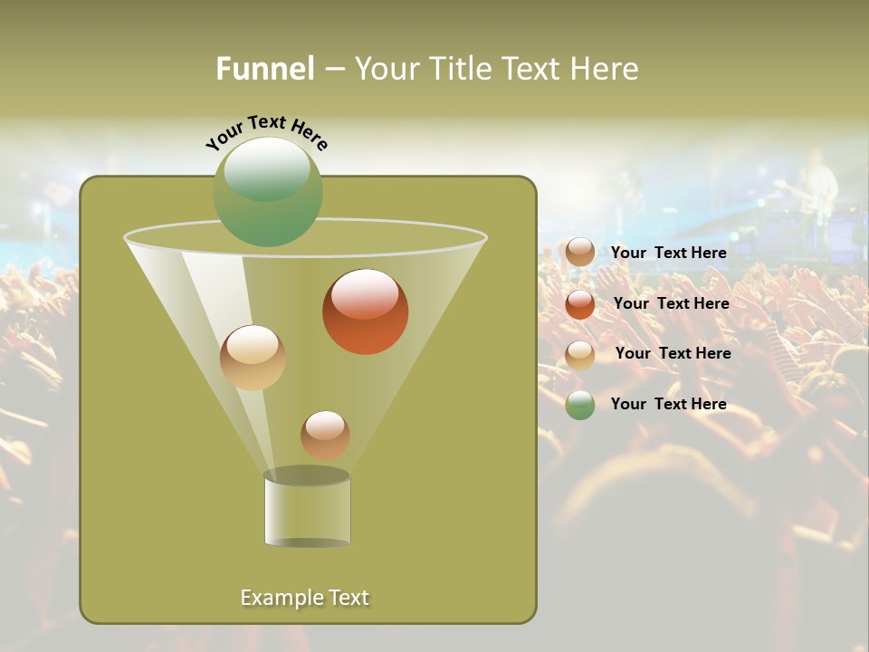 Loud Cheer Background PowerPoint Template