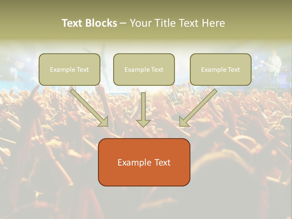 Loud Cheer Background PowerPoint Template
