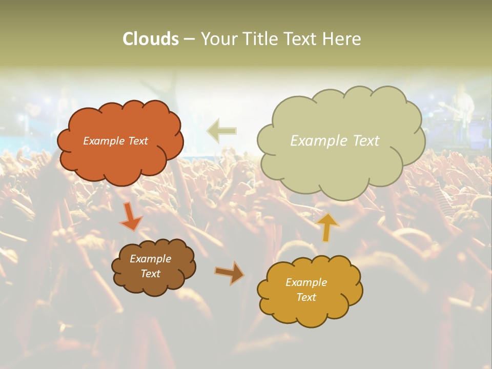 Loud Cheer Background PowerPoint Template