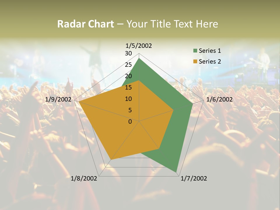 Loud Cheer Background PowerPoint Template