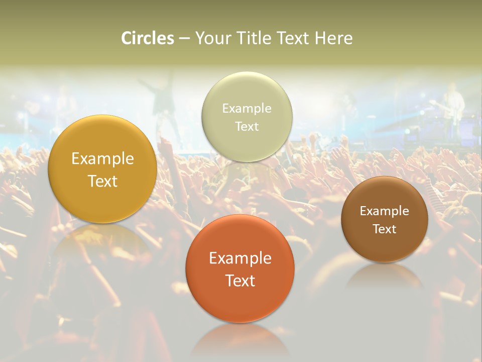 Loud Cheer Background PowerPoint Template