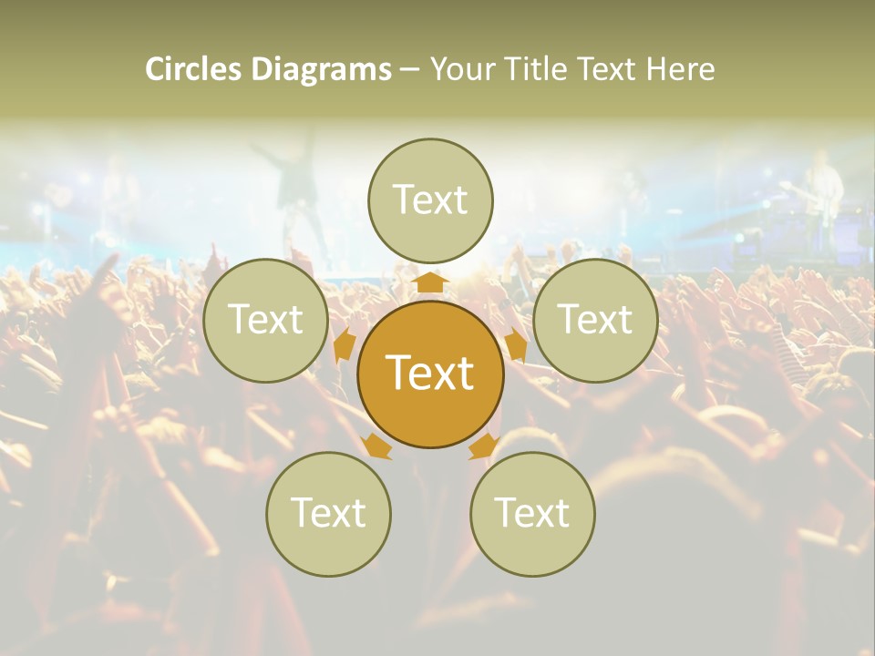 Loud Cheer Background PowerPoint Template