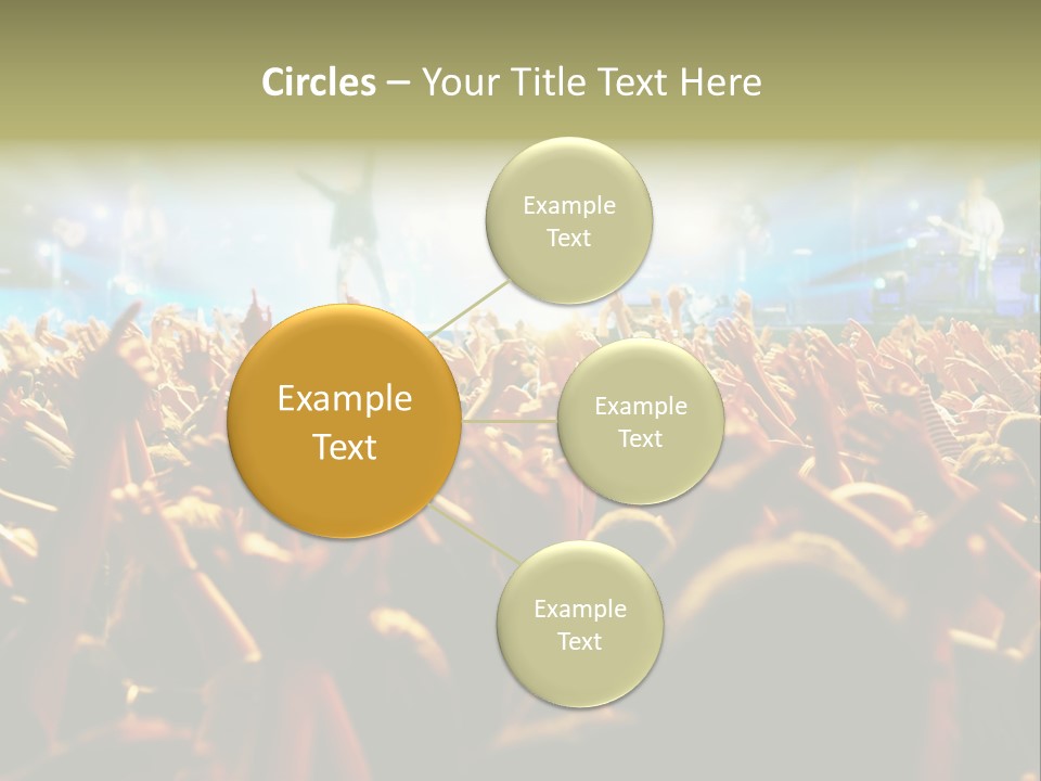 Loud Cheer Background PowerPoint Template