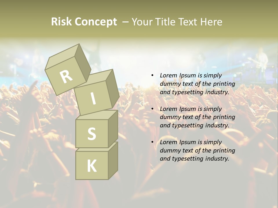 Loud Cheer Background PowerPoint Template