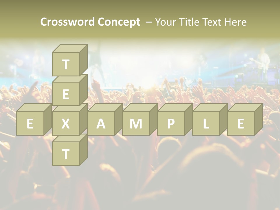 Loud Cheer Background PowerPoint Template