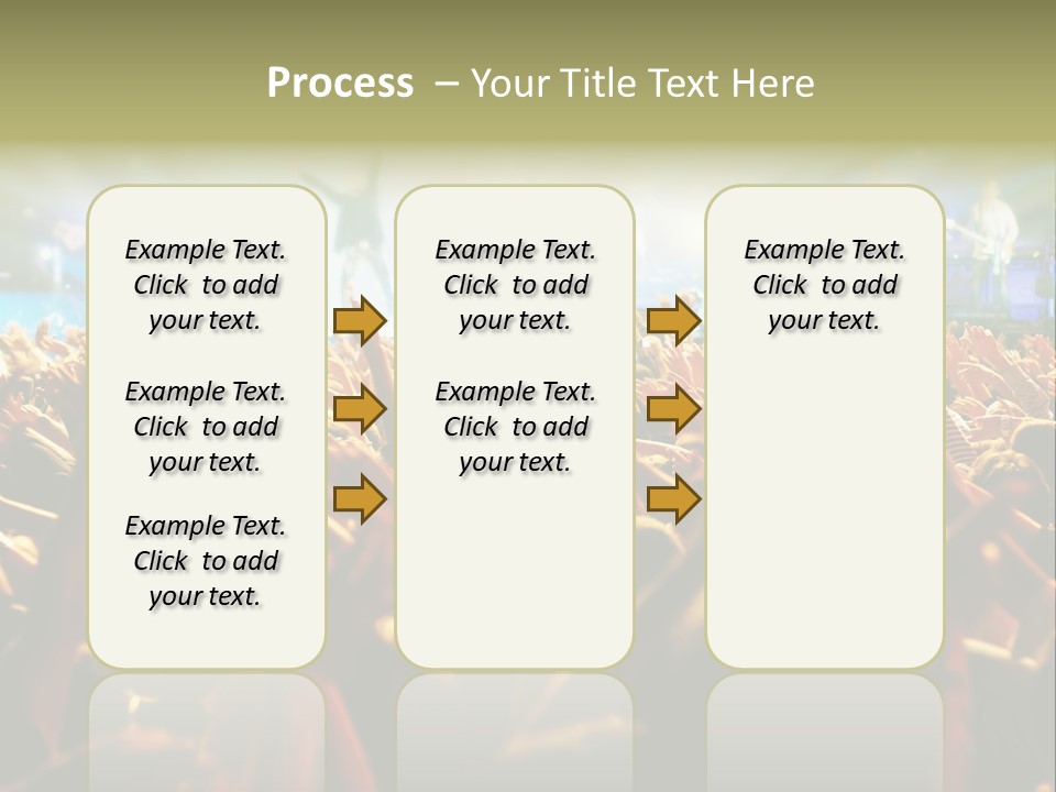 Loud Cheer Background PowerPoint Template