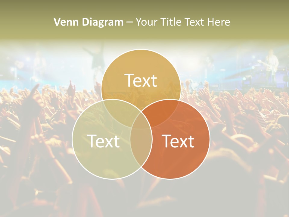 Loud Cheer Background PowerPoint Template